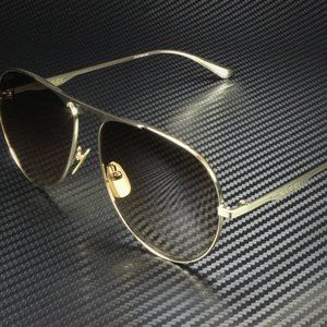 Gucci Gold Brown 60mm Sunglasses